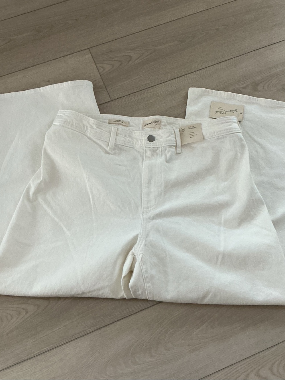 a new day White Wide-Leg Jeans